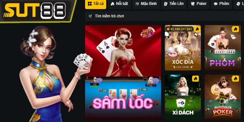 Sảnh game bài SUT88 uy tín, chơi đổi thưởng tiền thật Sảnh game bài SUT88 uy tín, chơi đổi thưởng tiền thật